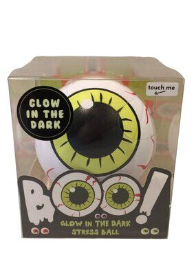 Glow in the Dark BOO! Eyeball Stress Ball 3 1/2" Halloween I've got my Eye on Yo